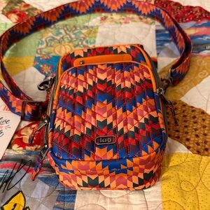 Lug Multicolor Geometric Crossbody Bag,Wristlet, Belt Bag, Shoulder Bag !